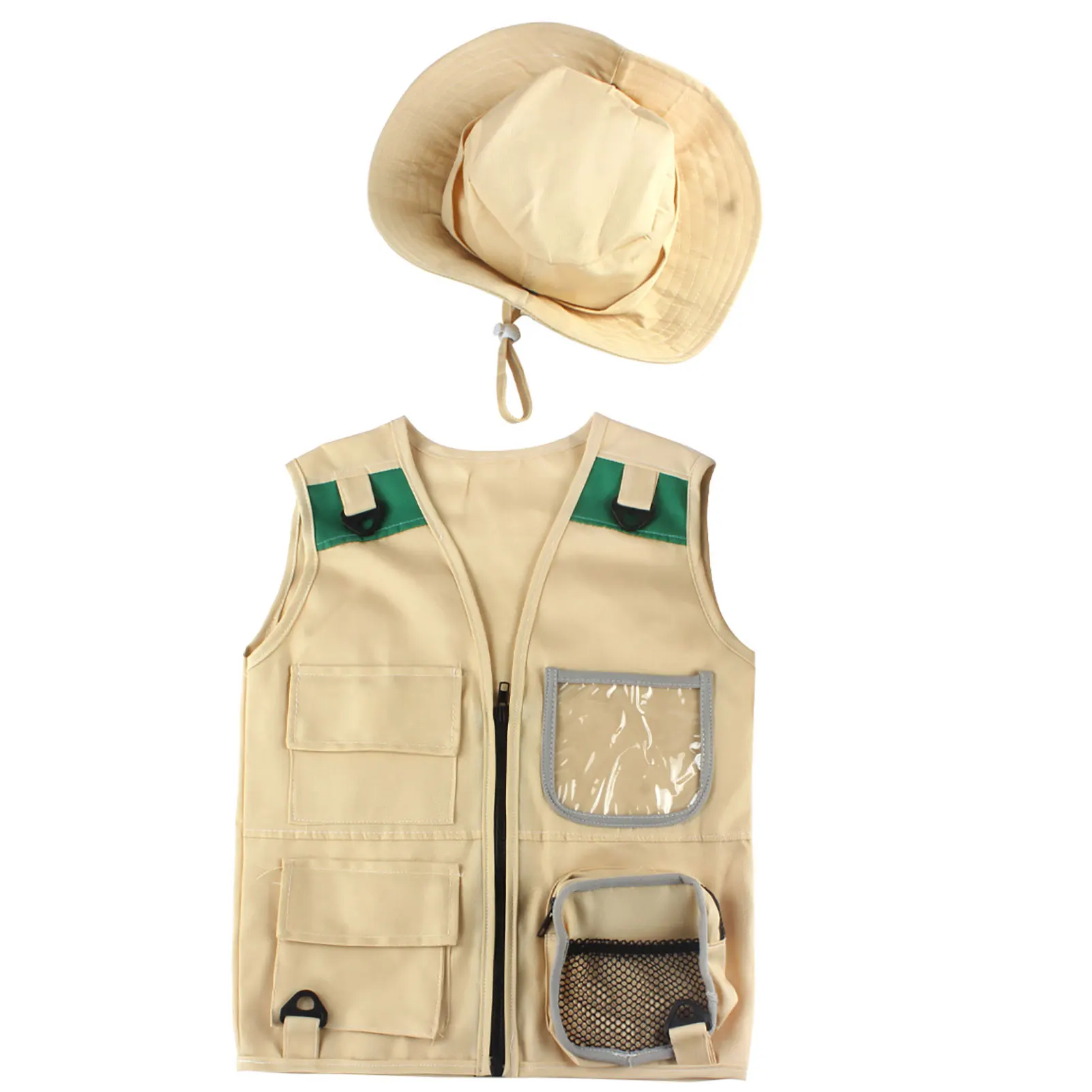 Cargo Vest And Hat Set Kids Dress Up Clothes For Play Perfect Gift For Boys And Girls Aged Between 3-7 Roleplay As
Cargo Vest And Hat Set Kids Dress Up Clothes For Play Perfect Gift For Boys And Girls Aged Between 3-7 Roleplay As