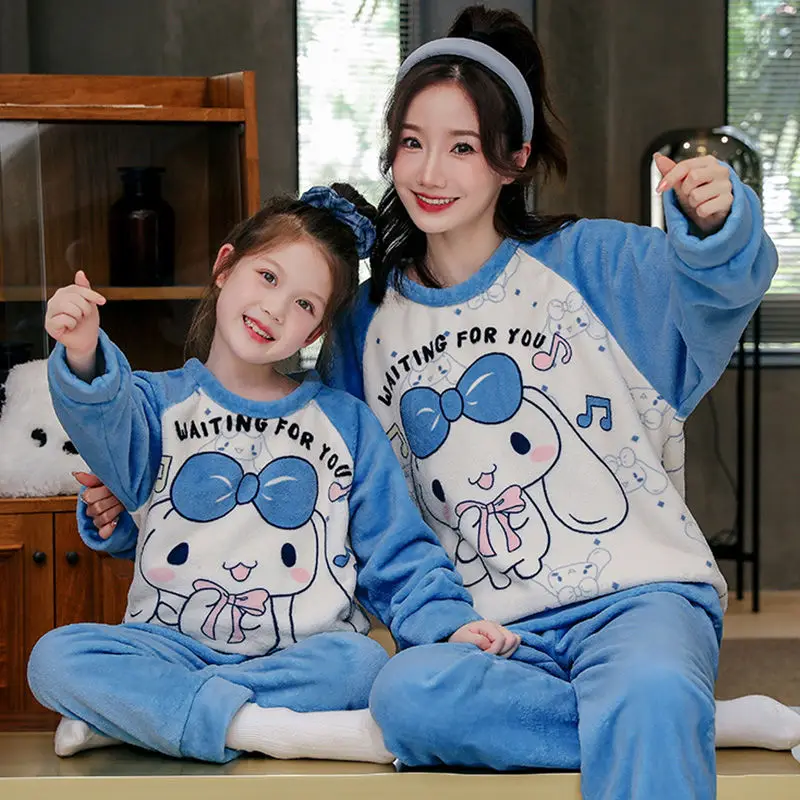 Sanrio Hello Kitty Matching Pajamas Parent Child Winter Fluffy Kids Pyjamas Melody Cinnamoroll Kuromi Girls Home Clothes Gifts
Sanrio Hello Kitty Matching Pajamas Parent Child Winter Fluffy Kids Pyjamas Melody Cinnamoroll Kuromi Girls Home Clothes Gifts
