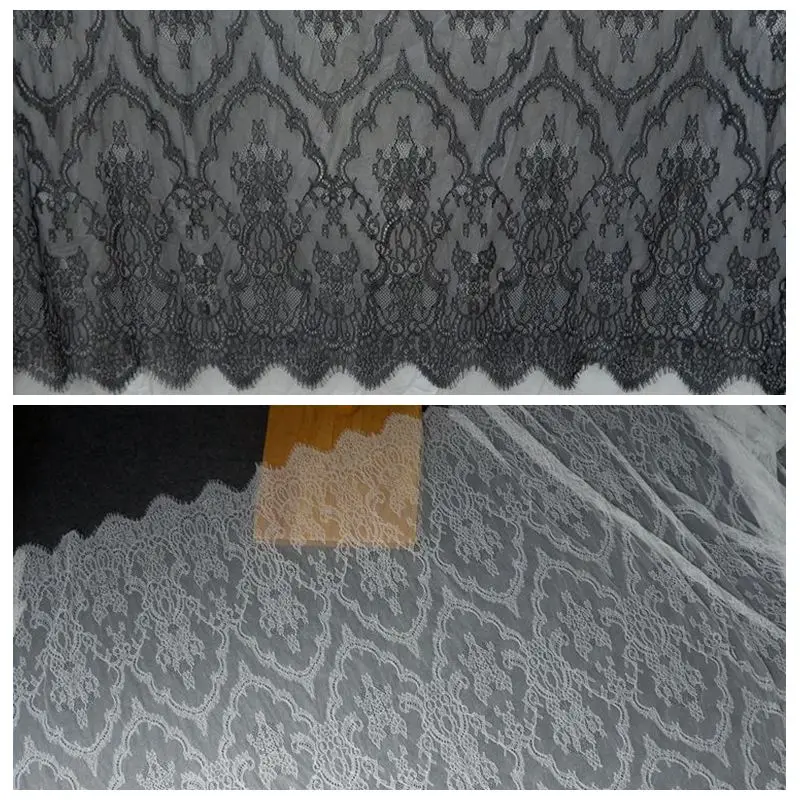 1.5 meters wide silky skin-friendly eyelashes lace clothing fabric DIY wedding veil home materials
1.5 meters wide silky skin-friendly eyelashes lace clothing fabric DIY wedding veil home materials