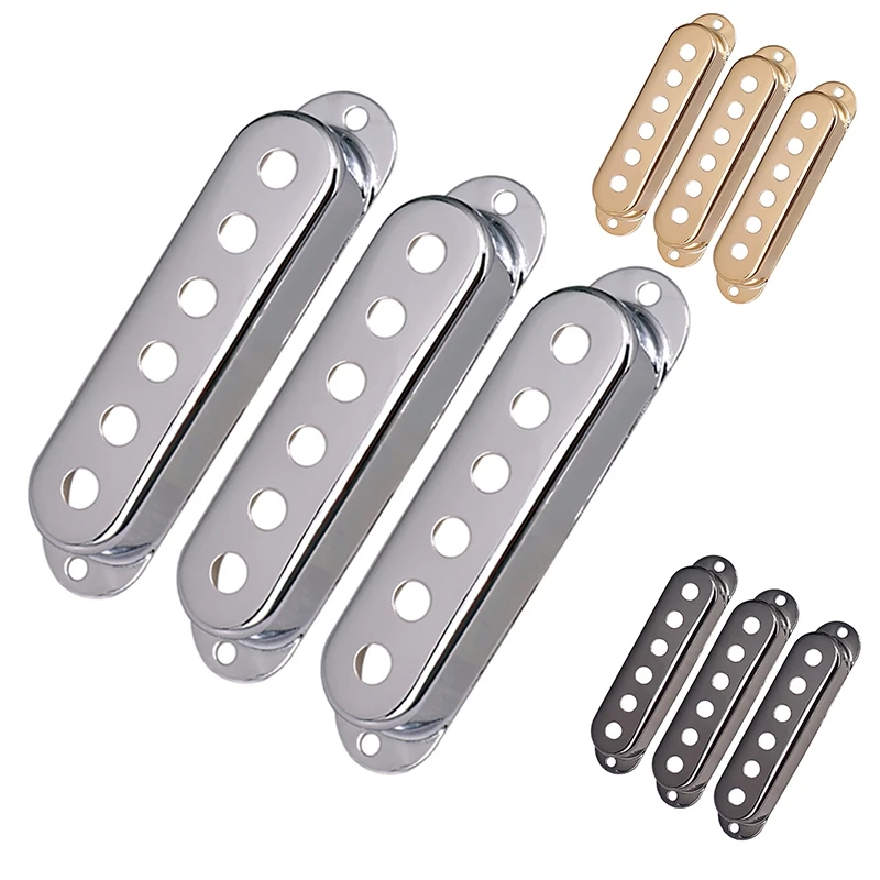 3Pcs Open Brass Single Coil Guitar Single Pickup Covers 48/50/52Mm For ST SQ Electric Guitar Accessories
3Pcs Open Brass Single Coil Guitar Single Pickup Covers 48/50/52Mm For ST SQ Electric Guitar Accessories