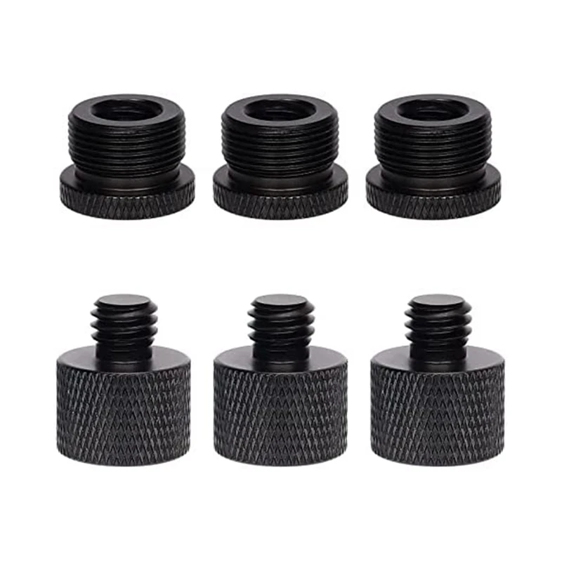 JABS 6Pcs Mic Screw Adapters 5/8 Female To 3/8 Male And 3/8 Female To 5/8 Male Mic Thread Adapter For Mic Camera Tripod Mount
JABS 6Pcs Mic Screw Adapters 5/8 Female To 3/8 Male And 3/8 Female To 5/8 Male Mic Thread Adapter For Mic Camera Tripod Mount