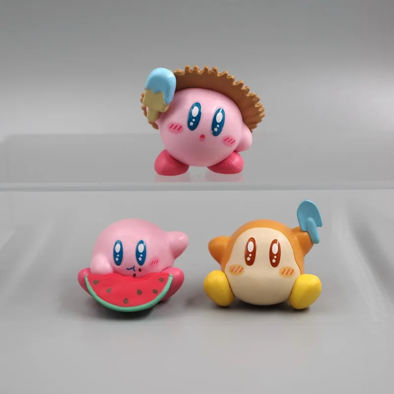 3Pcs/Set Cute Kirby Anime Figures Cartoon Kirby and the Forgotten Land Anime Action Figure Dolls Toys Gifts Decoration Model
3Pcs/Set Cute Kirby Anime Figures Cartoon Kirby and the Forgotten Land Anime Action Figure Dolls Toys Gifts Decoration Model