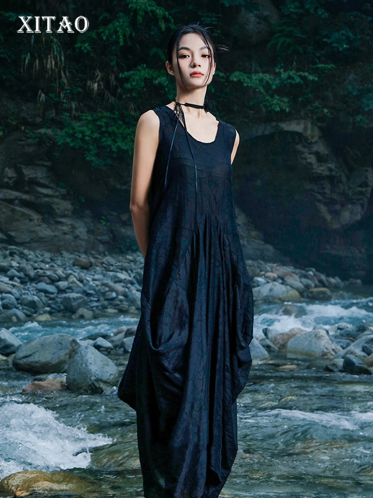 XITAO Solid Casual Dress Women Korea 2022 Summer New Personality Fashion Loose V-neck Sleeveless Ankle-length Dress WLD8281
XITAO Solid Casual Dress Women Korea 2022 Summer New Personality Fashion Loose V-neck Sleeveless Ankle-length Dress WLD8281