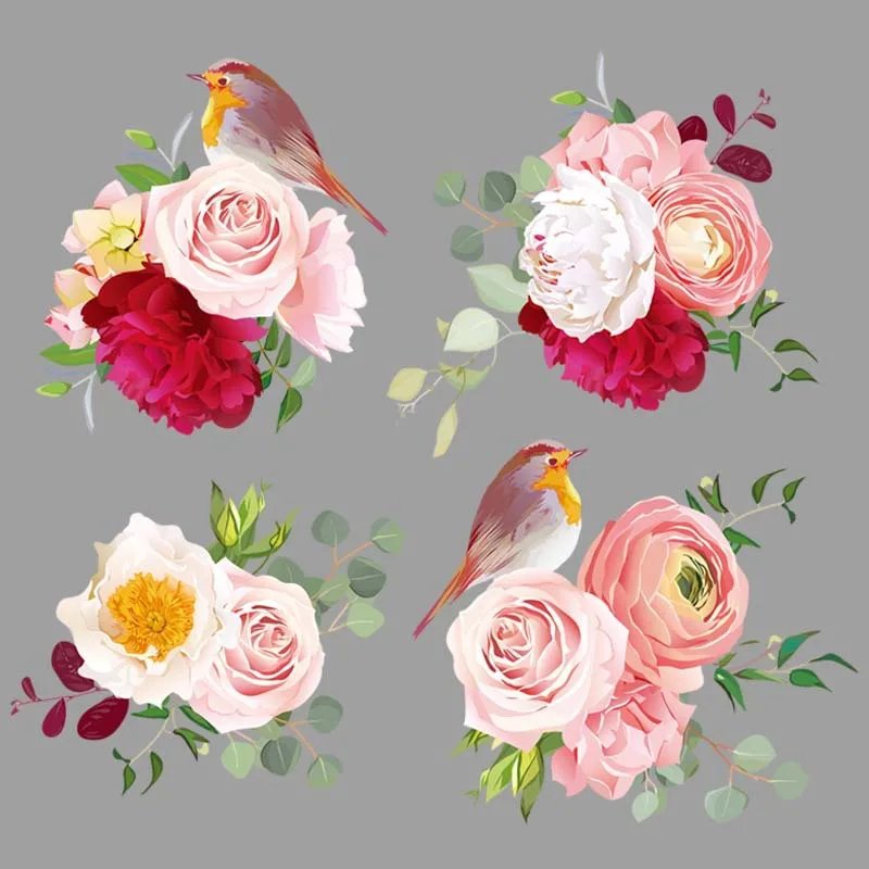 Bird Pink Flowers Clothing Thermoadhesive Patches for Clothing Backpack Iron on Vinyl Heat Transfer Stickers on Jackets Applique 
Bird Pink Flowers Clothing Thermoadhesive Patches for Clothing Backpack Iron on Vinyl Heat Transfer Stickers on Jackets Applique