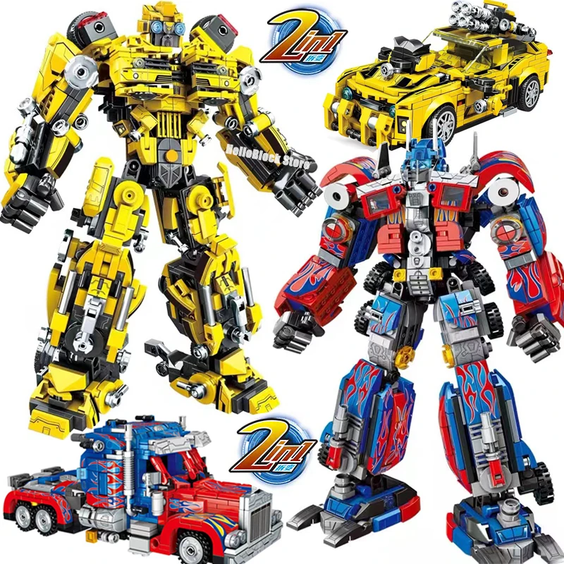 2 in 1 Transformation Robot Building Block Mechanical Deformation City Car Truck Bricks Toys For Kid Birthday Gift MOC
2 in 1 Transformation Robot Building Block Mechanical Deformation City Car Truck Bricks Toys For Kid Birthday Gift MOC