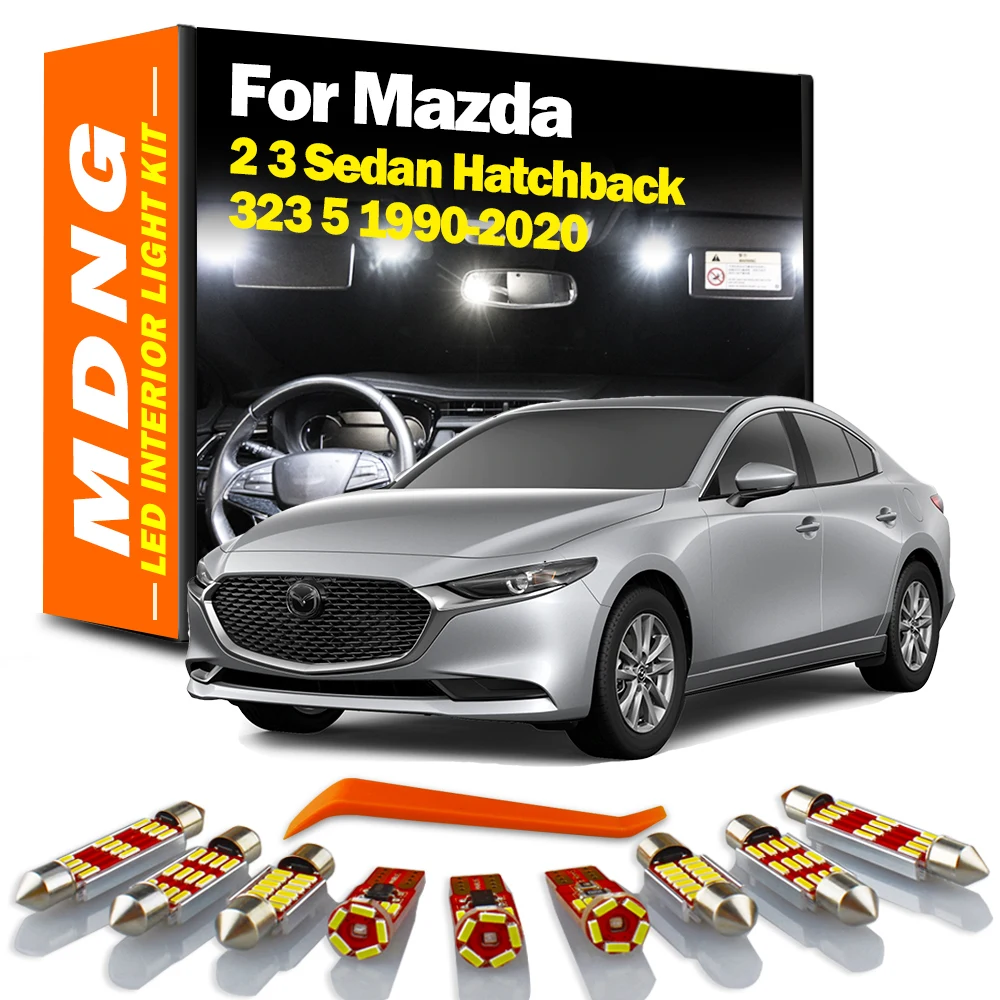 MDNG Canbus LED Interior Dome Map Light Kit For Mazda 2 3 Sedan Hatchback 323 5 1990-2017 2018 2019 2020 Car Led Bulbs No Error
MDNG Canbus LED Interior Dome Map Light Kit For Mazda 2 3 Sedan Hatchback 323 5 1990-2017 2018 2019 2020 Car Led Bulbs No Error