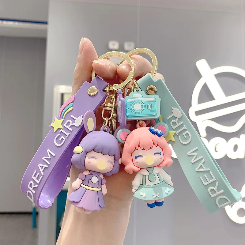 Cartoon Girl Cute Doll Key Chain Silicone Car Couple Key Pendant Backpack Pendant Creative Keychain Wholesale
Cartoon Girl Cute Doll Key Chain Silicone Car Couple Key Pendant Backpack Pendant Creative Keychain Wholesale