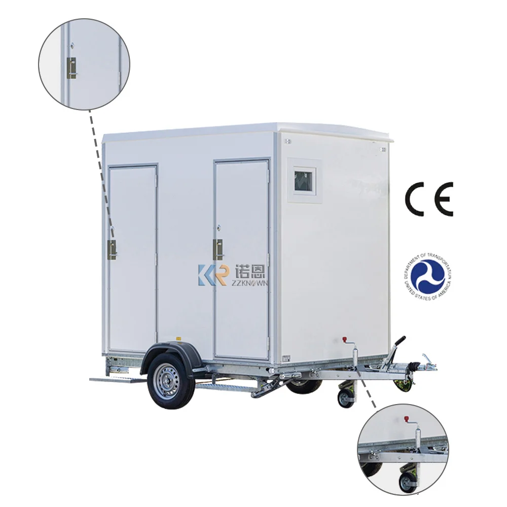 Portable Mobile Toilet Trailers Easy To Disassemble Mobile Bathroom And Restroom High Quality
Portable Mobile Toilet Trailers Easy To Disassemble Mobile Bathroom And Restroom High Quality