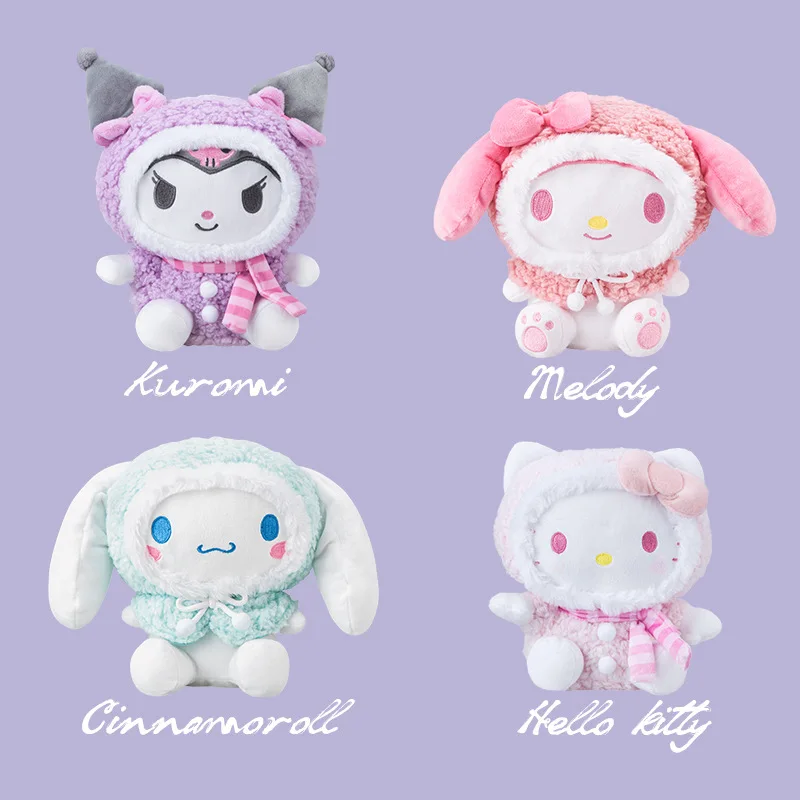 Genuine Hello Kitty Plush Doll Kawaii Sanrio Kulomi Lovely Melody Cinnamoroll Cute Plush Figure Ornament Best Gift for Christmas
Genuine Hello Kitty Plush Doll Kawaii Sanrio Kulomi Lovely Melody Cinnamoroll Cute Plush Figure Ornament Best Gift for Christmas