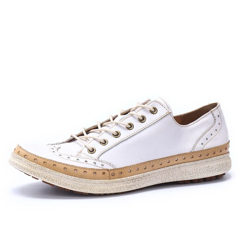 Italian Luxury Men Brogues Shoes Genuine Leather Daily Casual Sneakers Quaity Comfortable Fashion White Laces Man Designer Shoes
Italian Luxury Men Brogues Shoes Genuine Leather Daily Casual Sneakers Quaity Comfortable Fashion White Laces Man Designer Shoes