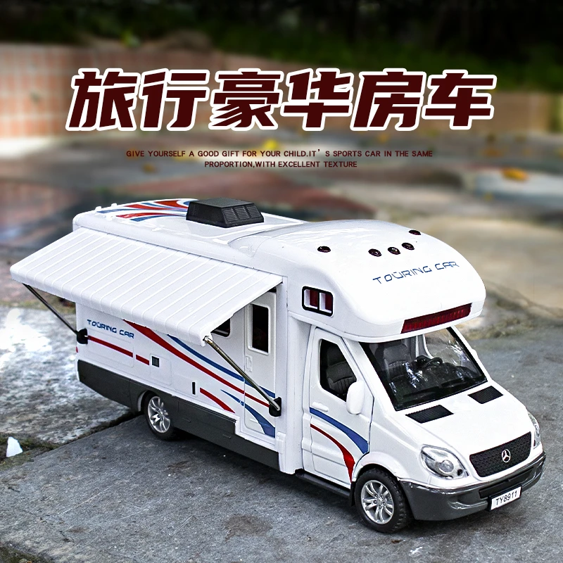 1:30 Diecast Luxury RV Recreational Vehicle Car Model Metal Camper Van Motorhome Touring Car Model Sound And Light Kids Toy Gift
1:30 Diecast Luxury RV Recreational Vehicle Car Model Metal Camper Van Motorhome Touring Car Model Sound And Light Kids Toy Gift