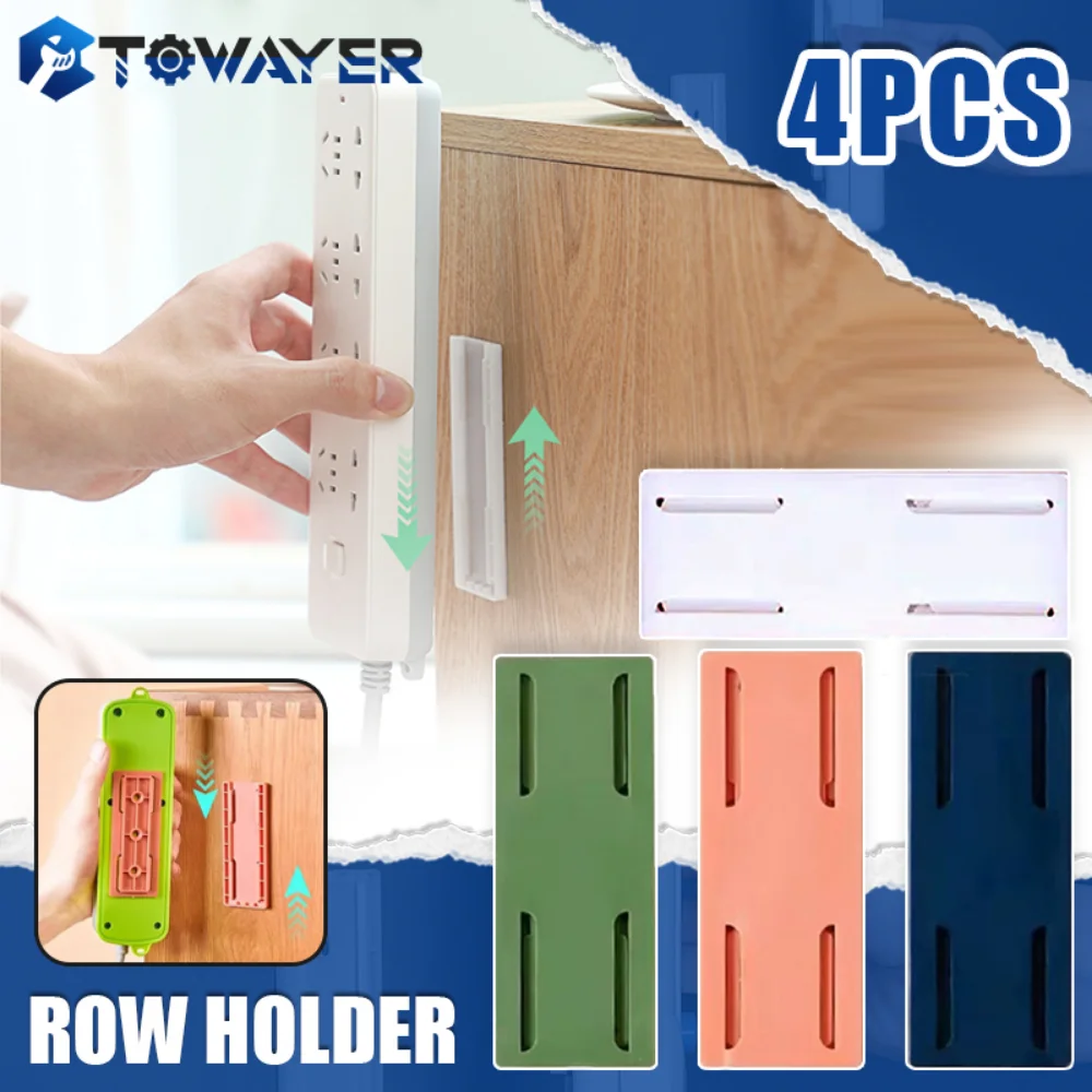1/2/4PCS Punch-free Socket Holder Wall-mounted Socket Storage Rack Portable Firm Patch Board Fixed Wall Bedroom Storage Tool
1/2/4PCS Punch-free Socket Holder Wall-mounted Socket Storage Rack Portable Firm Patch Board Fixed Wall Bedroom Storage Tool
