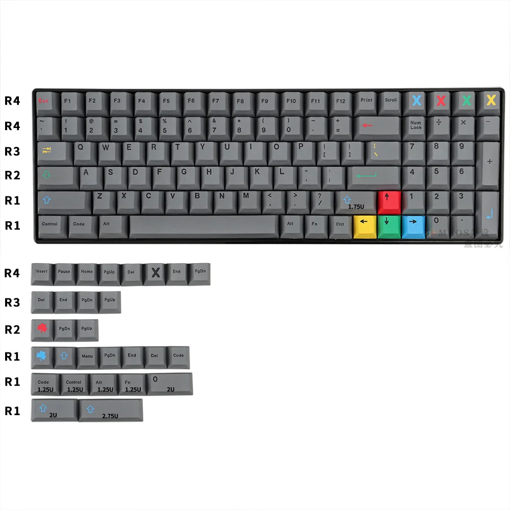 129 клавиш GMK Dualshot PBT сублимационный персональный колпачок для ключей Вишневый профиль матч 84/980 макет
129 клавиш GMK Dualshot PBT сублимационный персональный колпачок для ключей Вишневый профиль матч 84/980 макет