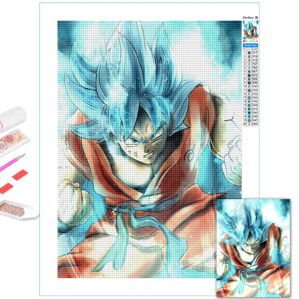 Dragon Ball Super Son Goku Diy 5D Full Diamond Painting Anime Round Drill Embroidery Boy Bedroom Home Decor Cross Stitch Picture
Dragon Ball Super Son Goku Diy 5D Full Diamond Painting Anime Round Drill Embroidery Boy Bedroom Home Decor Cross Stitch Picture