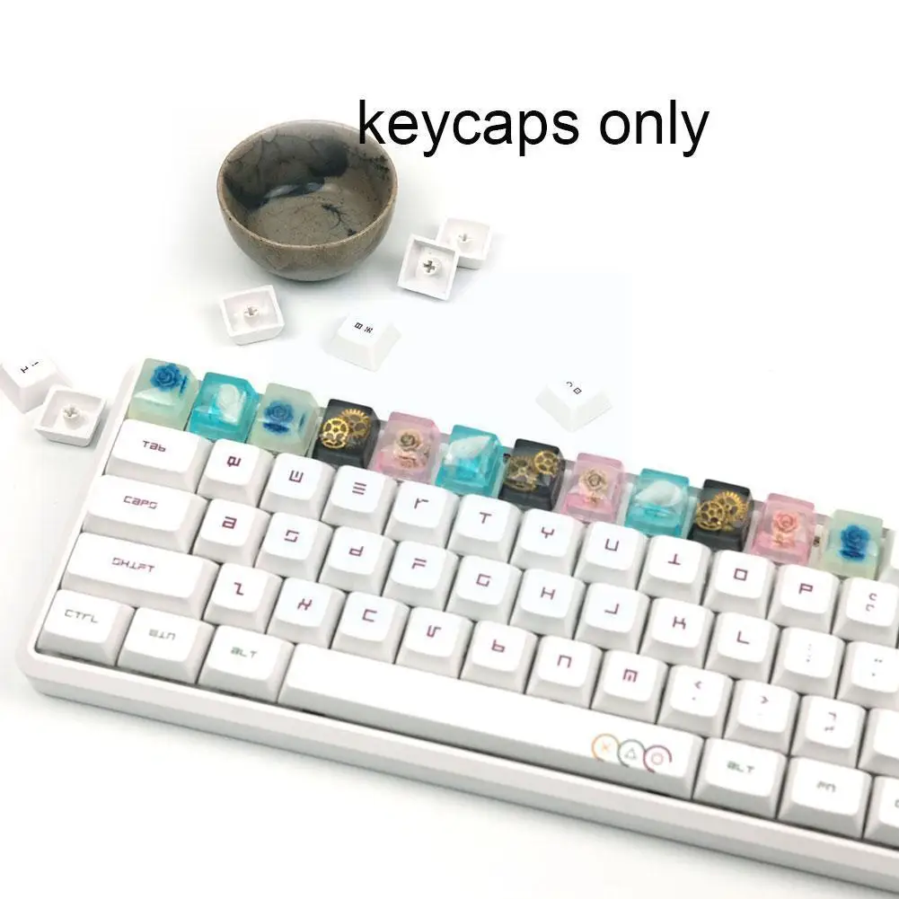 Handmade Resin Keycaps Universal Mechanical Rose Decoration Keyboard Accessories Keyboard Computer External Cap Cover R9f7
Handmade Resin Keycaps Universal Mechanical Rose Decoration Keyboard Accessories Keyboard Computer External Cap Cover R9f7