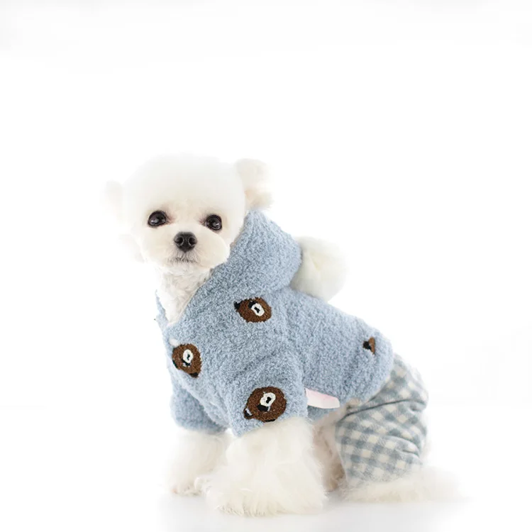 Pet Clothes Autumn Winter Warm Jumpsuit Cat Warm Cartoon Sweater Medium Small Dog Wool Hoodie Thick Coat Chihuahua Yorkshire Pug
Pet Clothes Autumn Winter Warm Jumpsuit Cat Warm Cartoon Sweater Medium Small Dog Wool Hoodie Thick Coat Chihuahua Yorkshire Pug