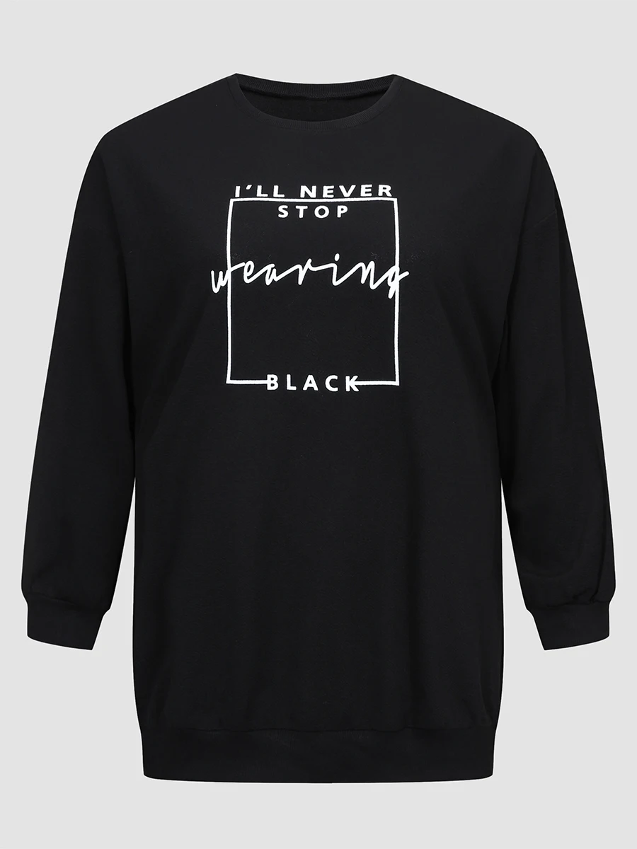 Finjani Women Sweatshirts Plus Size Casual Loose Black Print Hoodies 2022 Office Ladies Long Sleeve Top
Finjani Women Sweatshirts Plus Size Casual Loose Black Print Hoodies 2022 Office Ladies Long Sleeve Top