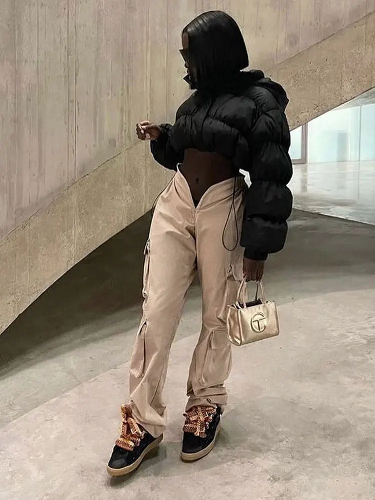 Sunny Autumn Women Pocket Casual Y2K Clothes High Waist Long Cargo Pants Vintage Korean Fashion Vacation Streetwear Trousers
Sunny Autumn Women Pocket Casual Y2K Clothes High Waist Long Cargo Pants Vintage Korean Fashion Vacation Streetwear Trousers