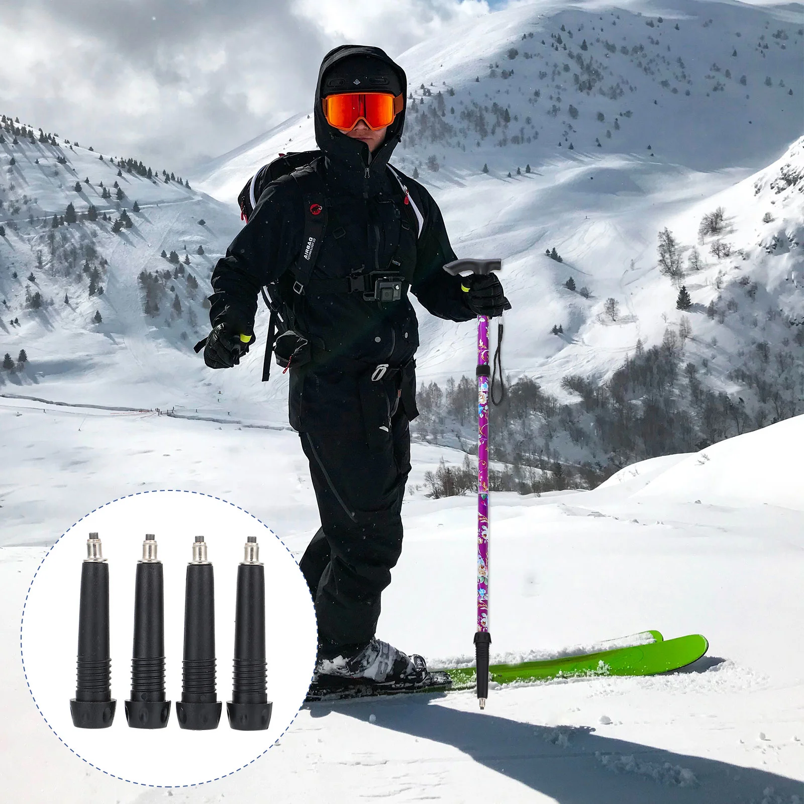 Pole Tip Trekking Tips Hiking Protector Poles Walking Rubber Stick Replacement Sticks Rod Climbing End Parts Camping Accessories
Pole Tip Trekking Tips Hiking Protector Poles Walking Rubber Stick Replacement Sticks Rod Climbing End Parts Camping Accessories
