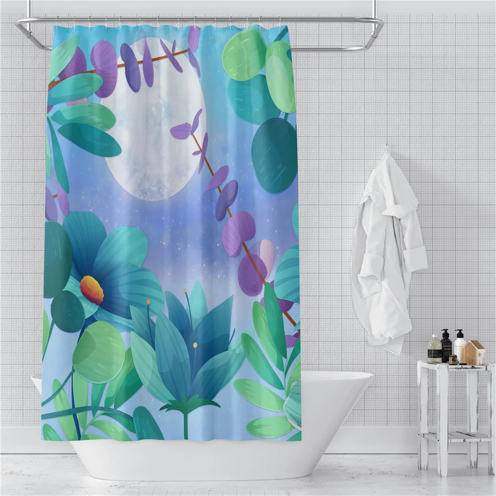 Custom Moonlight in Lotus Pond Shower Curtains Hooks Bathroom Waterproof Bath Room Home Decor Decoration 3D Print 211201-37
Custom Moonlight in Lotus Pond Shower Curtains Hooks Bathroom Waterproof Bath Room Home Decor Decoration 3D Print 211201-37