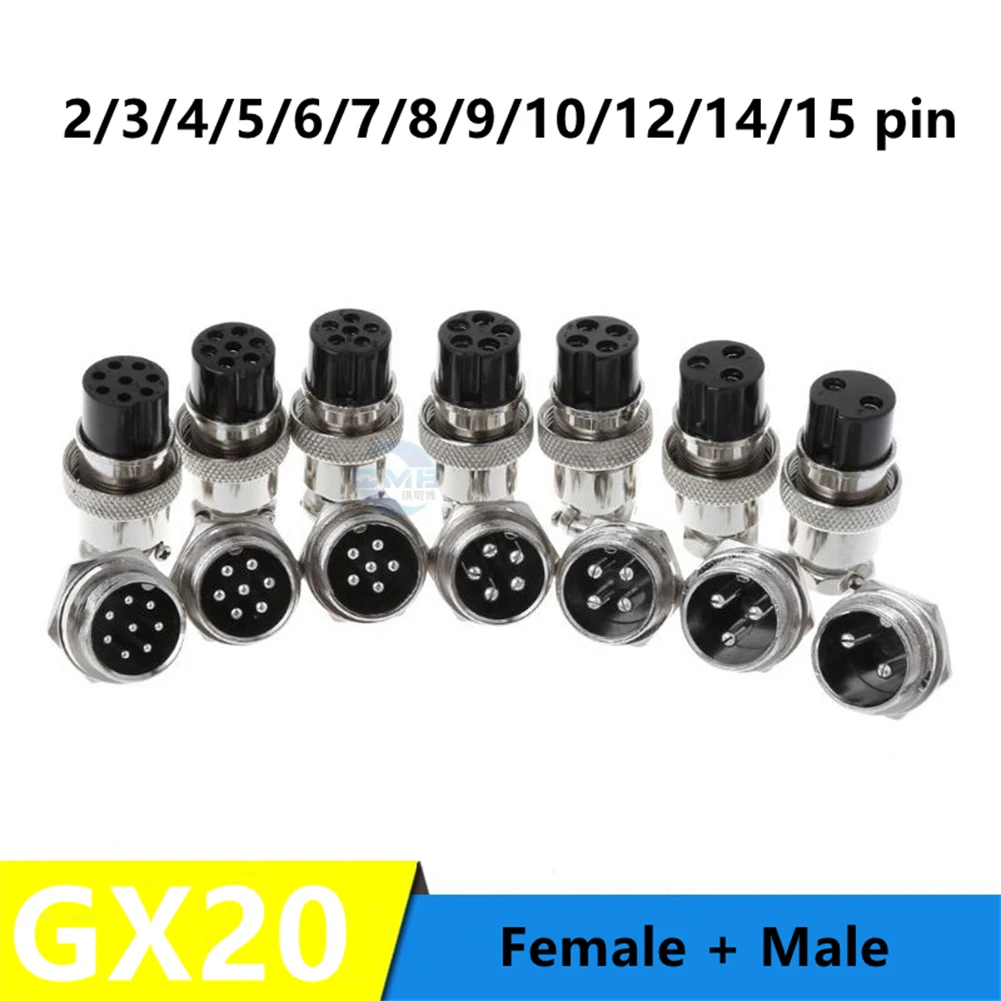 Electronic Musical Instrument Audio Accessories 1Set GX20 2,3,4,5,6,7,8,9,10 Pin Aviation Multi-Pin Connector Socket Plug 20mm
Electronic Musical Instrument Audio Accessories 1Set GX20 2,3,4,5,6,7,8,9,10 Pin Aviation Multi-Pin Connector Socket Plug 20mm