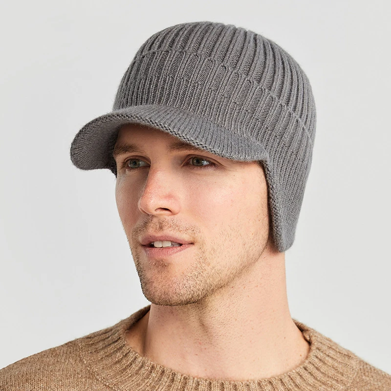 Men Winter Thick Knitted Hat Outdoor Cycling Ear Protection Warm Peaked Cap Casual Fashion Windproof Bomber Hats
Men Winter Thick Knitted Hat Outdoor Cycling Ear Protection Warm Peaked Cap Casual Fashion Windproof Bomber Hats
