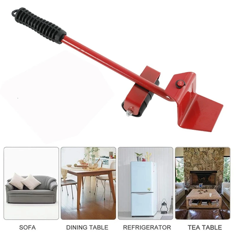 360° Rotate Furniture Lifter 5Pcs/Set Cabinet Mover Transport Device Tool Wheel Slides Trolley Caster Kit Household
360° Rotate Furniture Lifter 5Pcs/Set Cabinet Mover Transport Device Tool Wheel Slides Trolley Caster Kit Household