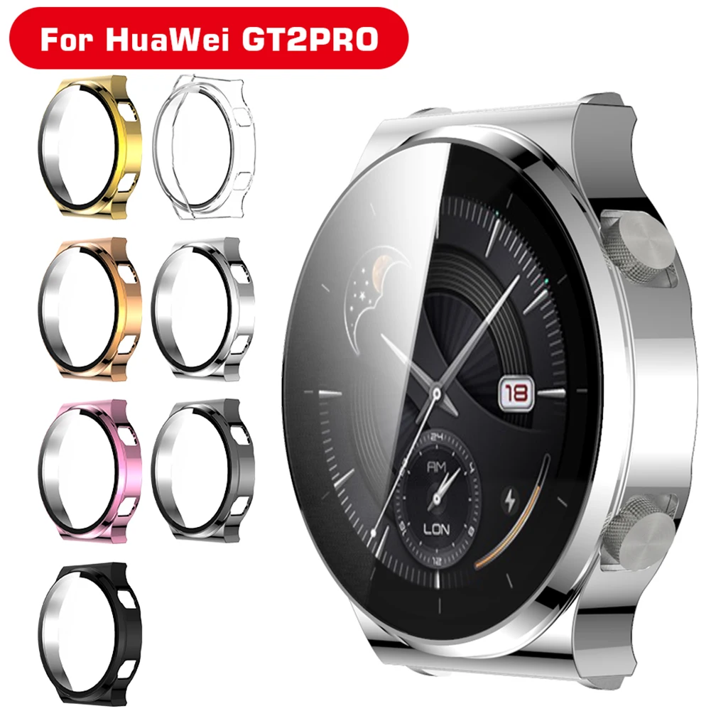 3D Tempered Glass Full Cover Screen Protector Case for Huawei Smart Watch GT2 42/46mm GT2E GT2 Pro Bumper Hard PC Cases Covers
3D Tempered Glass Full Cover Screen Protector Case for Huawei Smart Watch GT2 42/46mm GT2E GT2 Pro Bumper Hard PC Cases Covers
