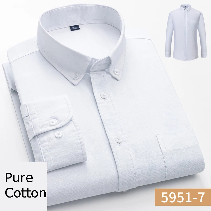 Shirts for Men, Spring 2022 Cotton Oxford Long Sleeve Shirts, Slim Fit Versatile Casual Business Shirts.
Shirts for Men, Spring 2022 Cotton Oxford Long Sleeve Shirts, Slim Fit Versatile Casual Business Shirts.