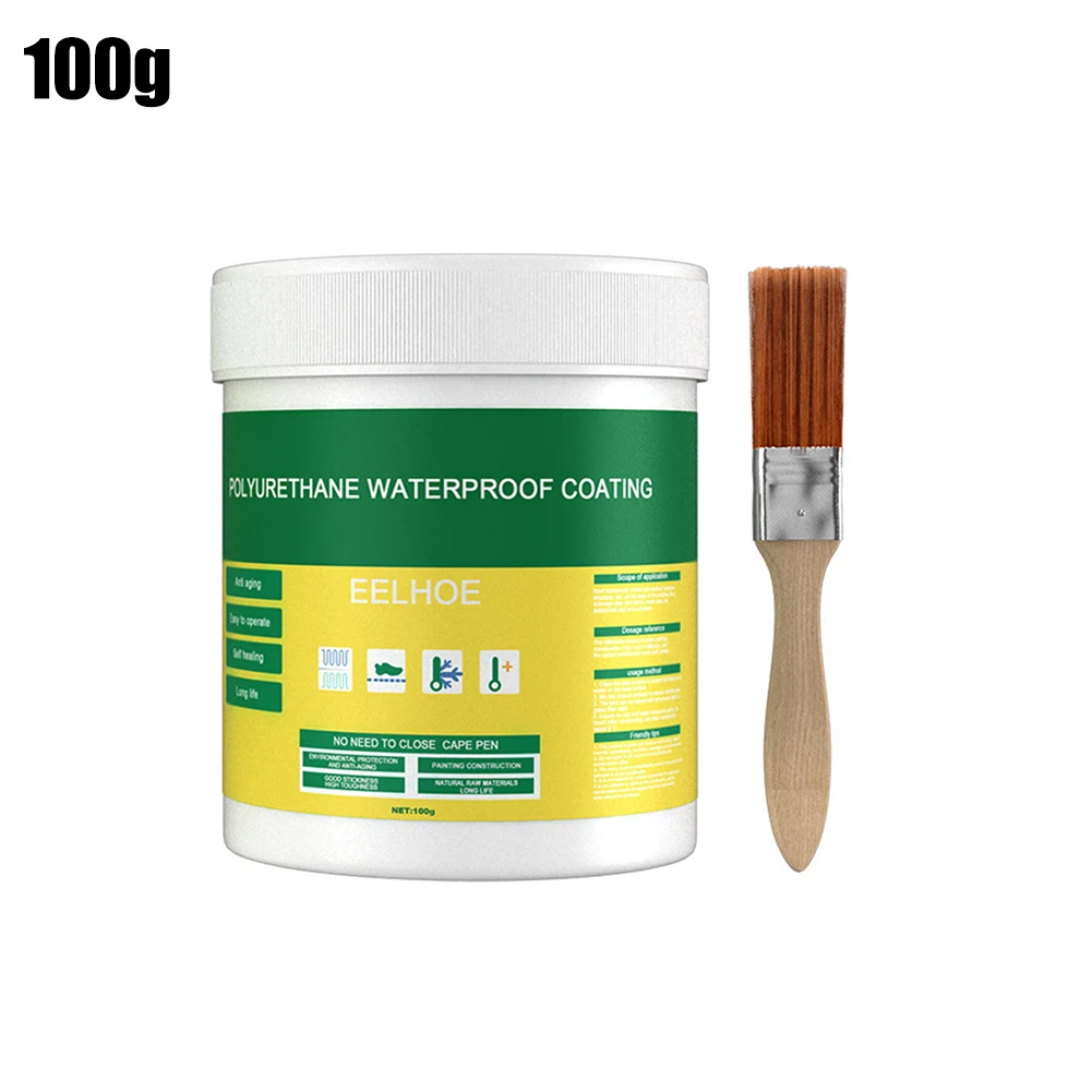 100G Waterproof Invisible Paste Sealant Mighty Paste Polyurethane Glue With Brush Adhesive Repair Glue For Roof Repair SuperGlue
100G Waterproof Invisible Paste Sealant Mighty Paste Polyurethane Glue With Brush Adhesive Repair Glue For Roof Repair SuperGlue