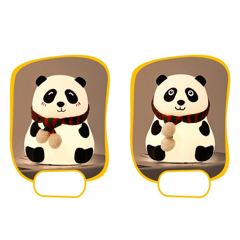 Силиконовая лампа в виде мультяшной панды, цветная прикроватная Светодиодная лампа с USB-зарядкой, ночник для создания атмосферы, подарок дл... 
Силиконовая лампа в виде мультяшной панды, цветная прикроватная Светодиодная лампа с USB-зарядкой, ночник для создания атмосферы, подарок дл...