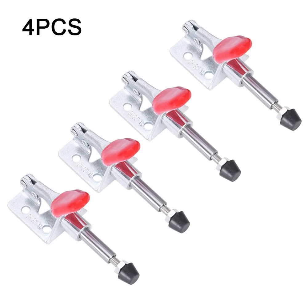 4pcs Toggle Clamps 45Kg Antislip Vertical Toggle Clamp GH-301-AM Plastic Covered Handle Toggle Clamp Hand Tool Parts Tongs Clamp
4pcs Toggle Clamps 45Kg Antislip Vertical Toggle Clamp GH-301-AM Plastic Covered Handle Toggle Clamp Hand Tool Parts Tongs Clamp