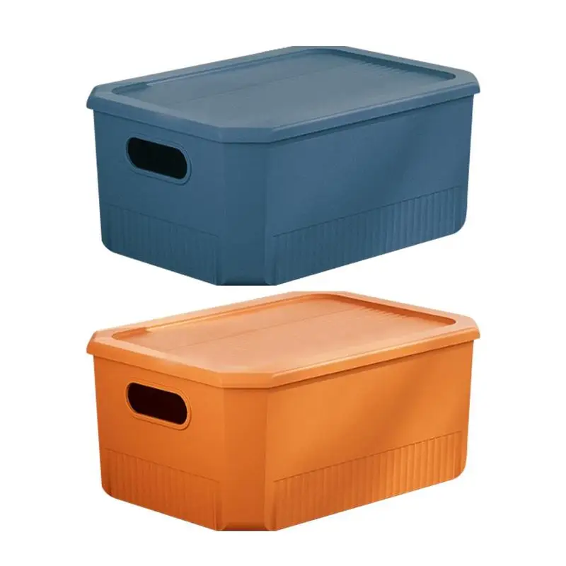 Lidded Storage Container Organization Storage Bin Box Container Desktop Storage Organizing Bins With Lid & Built-in Handle For
Lidded Storage Container Organization Storage Bin Box Container Desktop Storage Organizing Bins With Lid & Built-in Handle For
