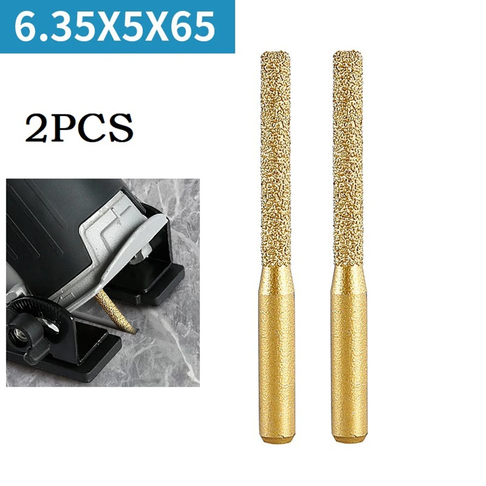 2pcs 6.35mm Brazing Diamond Router Bits Straight Shank Milling Cutter For Quartz Stone Marble Granite Ceramic Tile Carving Tools
2pcs 6.35mm Brazing Diamond Router Bits Straight Shank Milling Cutter For Quartz Stone Marble Granite Ceramic Tile Carving Tools