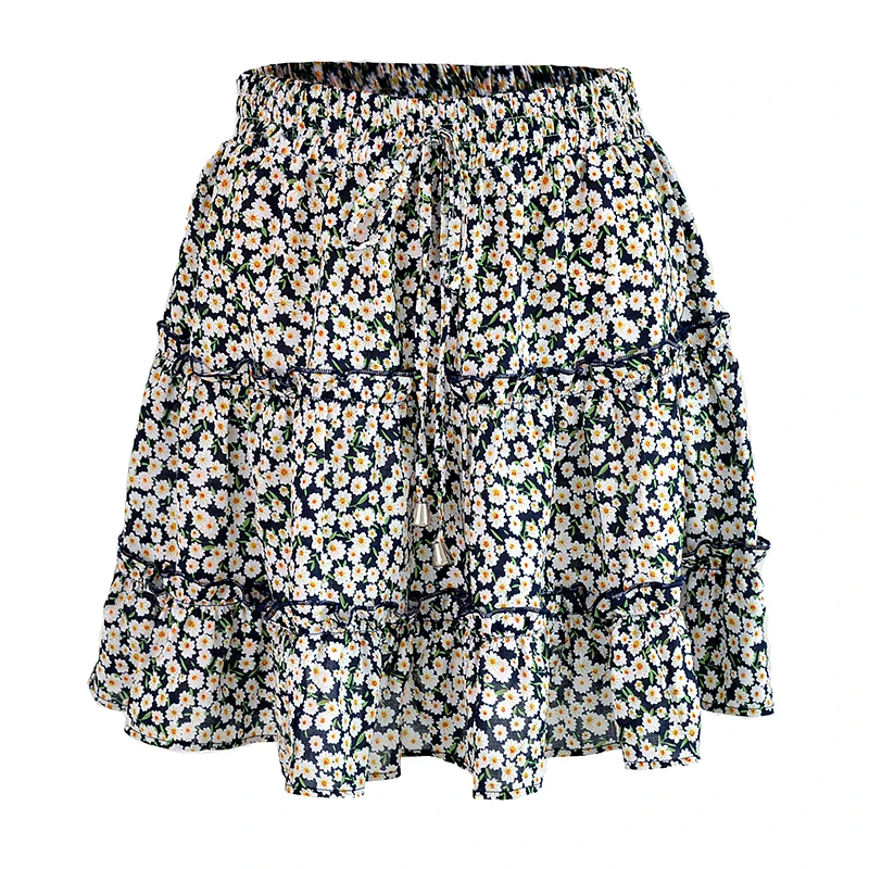 2022 Summer Casual Vintage Dot Pleated Mini Skirt Dense Flower Pattern Ripple Beach Dress A-Line High Waist Floral Skirt Women
2022 Summer Casual Vintage Dot Pleated Mini Skirt Dense Flower Pattern Ripple Beach Dress A-Line High Waist Floral Skirt Women