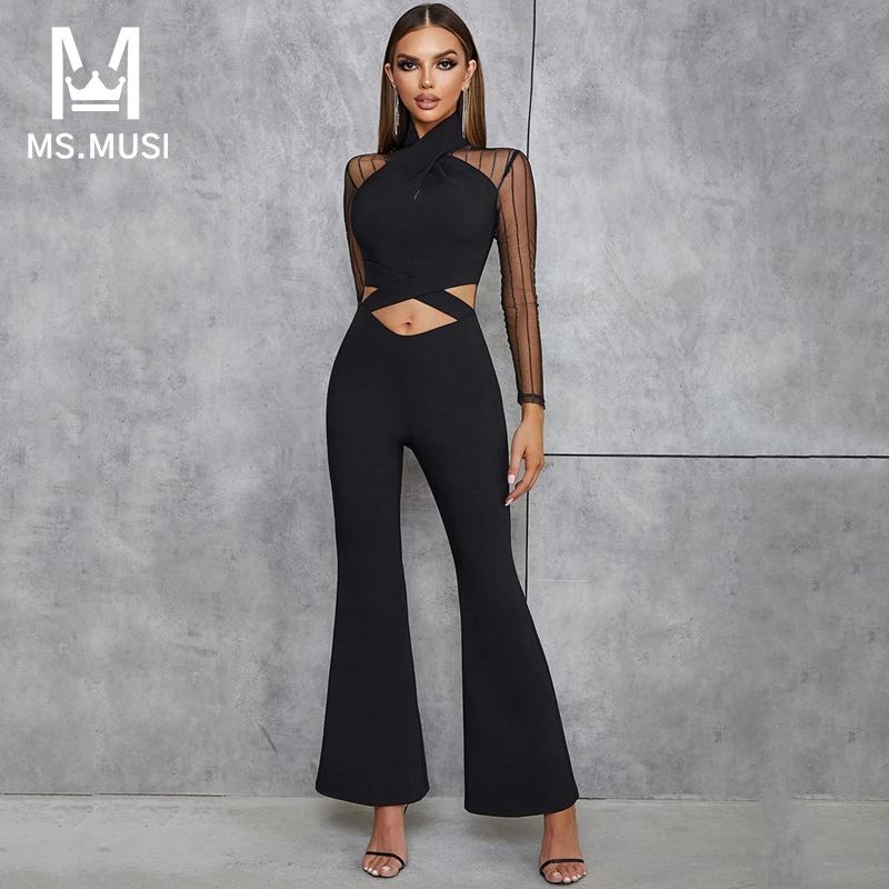 Новинка 2023, Модный женский сексуальный кружевной сетчатый комбинезон MSMUSI с длинным рукавом, открытой спиной, Облегающий комбинезон для вечерние ринки, клуба, узкие расклешенные брюки, женский комбинезон
Новинка 2023, Модный женский сексуальный кружевной сетчатый комбинезон MSMUSI с длинным рукавом, открытой спиной, Облегающий комбинезон для вечерние ринки, клуба, узкие расклешенные брюки, женский комбинезон