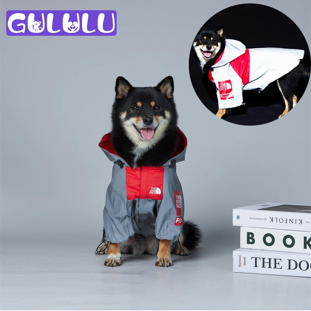 GULULU The Dog Face Reflective Dog Clothes Waterproof Coat for Small Medium Large Dogs Breathable Puppy Jacket Outfit Ropa Perro
GULULU The Dog Face Reflective Dog Clothes Waterproof Coat for Small Medium Large Dogs Breathable Puppy Jacket Outfit Ropa Perro