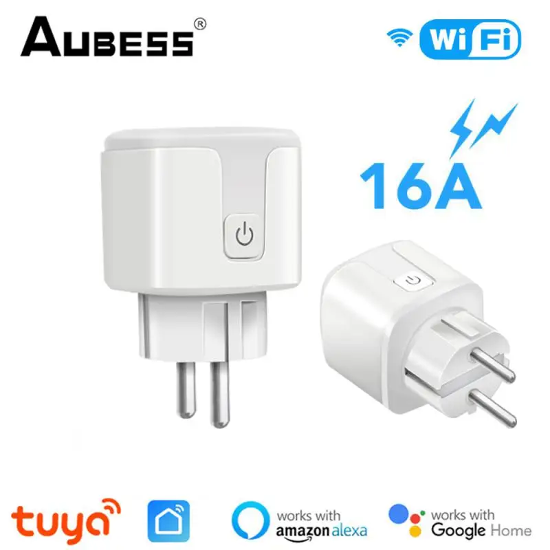 Tuya WiFi EU Smart Plug 16A 100-240V Adapter Wireless Remote Voice Control Power Monitor Timer Socket Work For Alexa Google Home
Tuya WiFi EU Smart Plug 16A 100-240V Adapter Wireless Remote Voice Control Power Monitor Timer Socket Work For Alexa Google Home