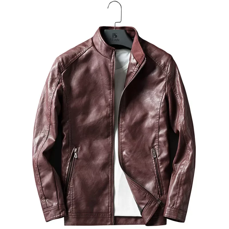 Fleece Leather Jacket Slim Stand Collar Men's Motorcycle Leather Men's PU Leather Jacket 2022 Brand New Men's
Fleece Leather Jacket Slim Stand Collar Men's Motorcycle Leather Men's PU Leather Jacket 2022 Brand New Men's