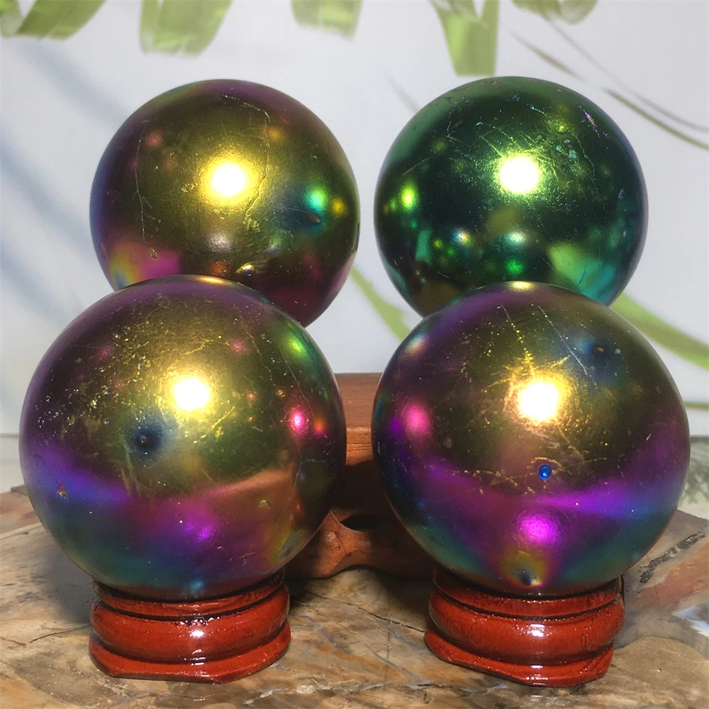 Rainbow Aura Quartz Crystals Sphere Ball Gem Stone Mineral Sample Meditation Healing House Decoration Artware Wicca Witchcraft
Rainbow Aura Quartz Crystals Sphere Ball Gem Stone Mineral Sample Meditation Healing House Decoration Artware Wicca Witchcraft