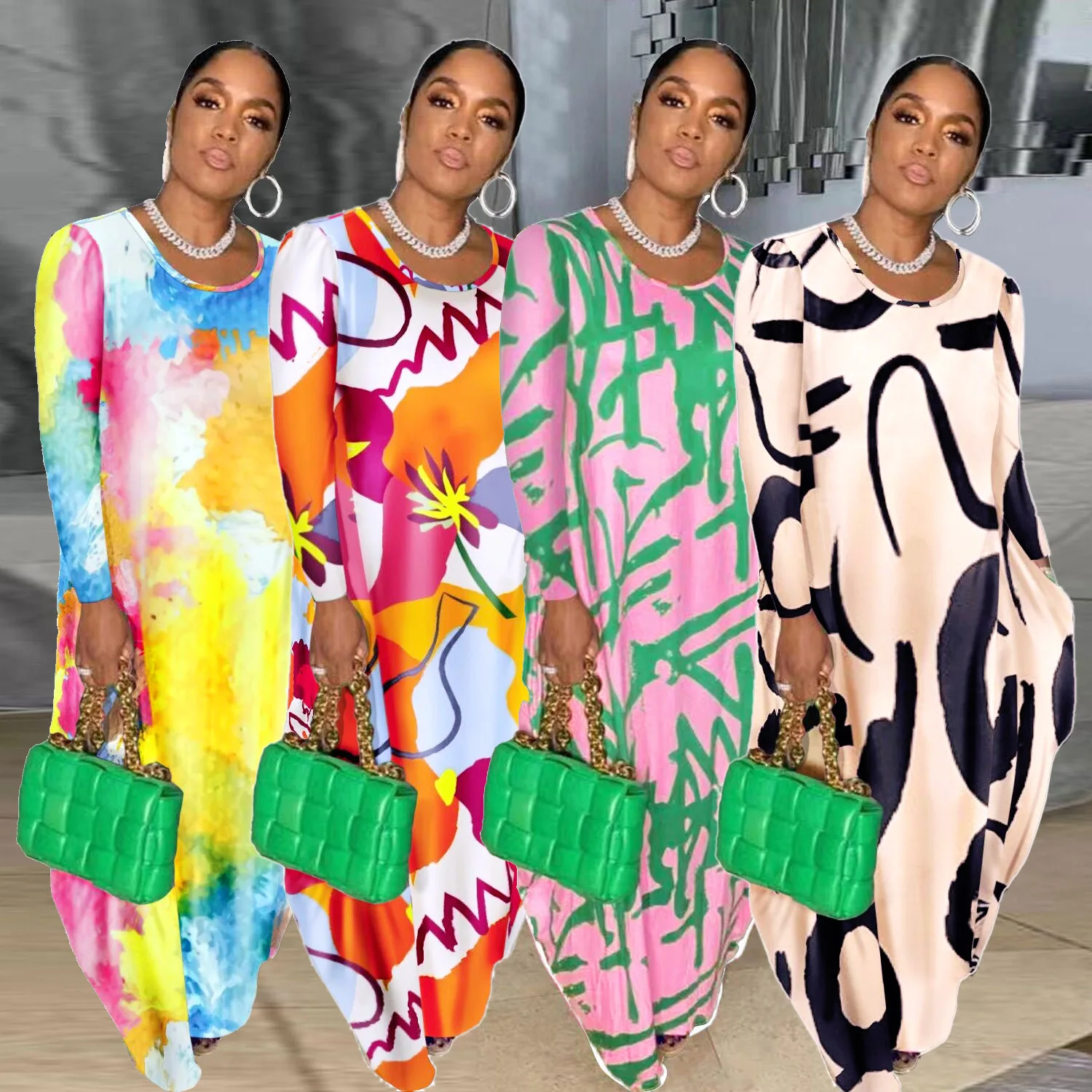 Sexy Slim Loose Printed Dress 2023 Summer European & American Fashion Women's Elegant Commuter Dresses
Sexy Slim Loose Printed Dress 2023 Summer European & American Fashion Women's Elegant Commuter Dresses