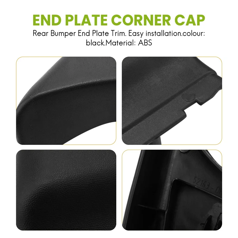 Rear Bumper End Plate Corner Cap Trim Fit for Toyota Hilux Vigo 2004-2015 52163-0K010 52164-0K010
Rear Bumper End Plate Corner Cap Trim Fit for Toyota Hilux Vigo 2004-2015 52163-0K010 52164-0K010