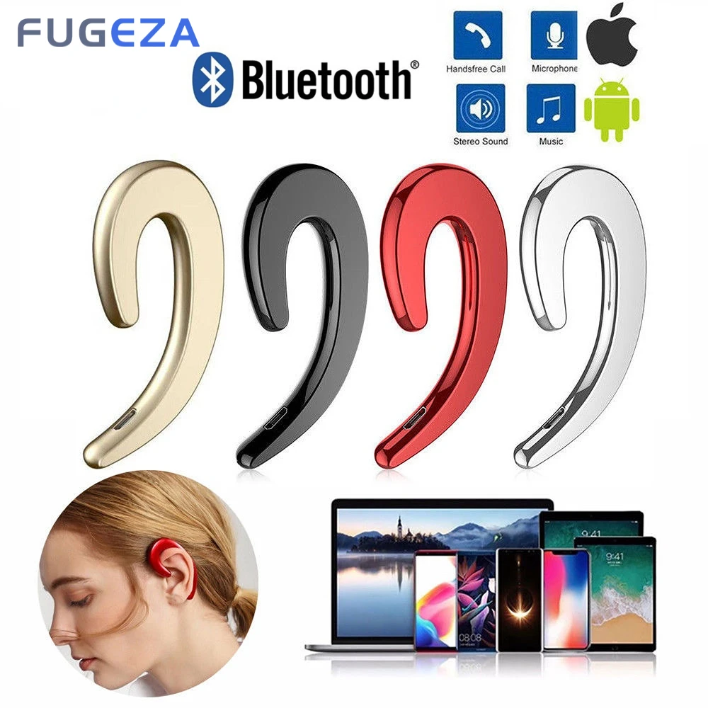 FUGEZA Universal Bone Conduction Earphone Wireless Bluetooth Sports Stereo Headset For Laptop Tablet For Xiaomi For Iphone 7 8 X
FUGEZA Universal Bone Conduction Earphone Wireless Bluetooth Sports Stereo Headset For Laptop Tablet For Xiaomi For Iphone 7 8 X