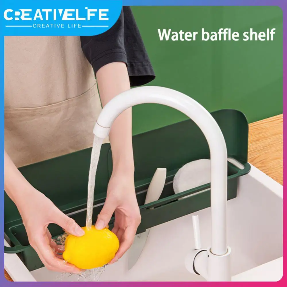 Telescopic Sink Shelf Soap Sponge Drain Rack Expandable Drainer Sink Tray Holder Adjustable Drain Basket Home Kitchen Storage
Telescopic Sink Shelf Soap Sponge Drain Rack Expandable Drainer Sink Tray Holder Adjustable Drain Basket Home Kitchen Storage