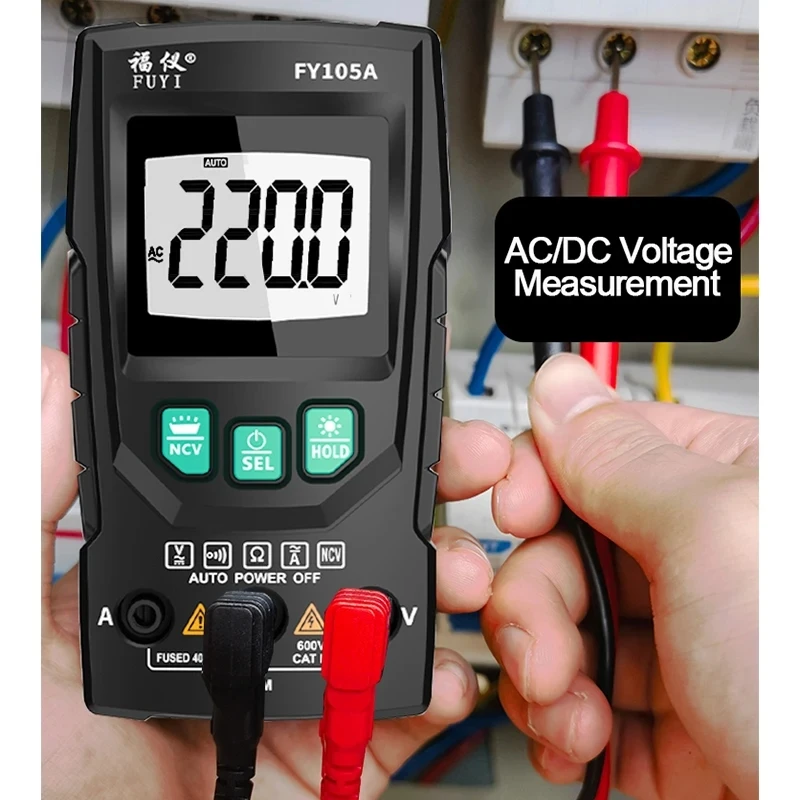 Multimetro Digital Profesional inteligente Tester AC DC Voltage Current Auto Range High Precision Ohm Hz NCV Digital Multimeter
Multimetro Digital Profesional inteligente Tester AC DC Voltage Current Auto Range High Precision Ohm Hz NCV Digital Multimeter