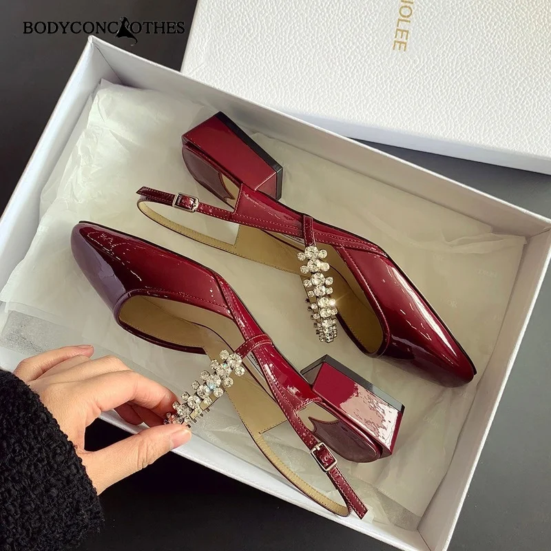Bodyconclothes Woman's Pumps Outerwear Retro Luxury Mary Jane Sandals Rhinestone Sequins Chunky Square Toe Heel Platform Shoes
Bodyconclothes Woman's Pumps Outerwear Retro Luxury Mary Jane Sandals Rhinestone Sequins Chunky Square Toe Heel Platform Shoes