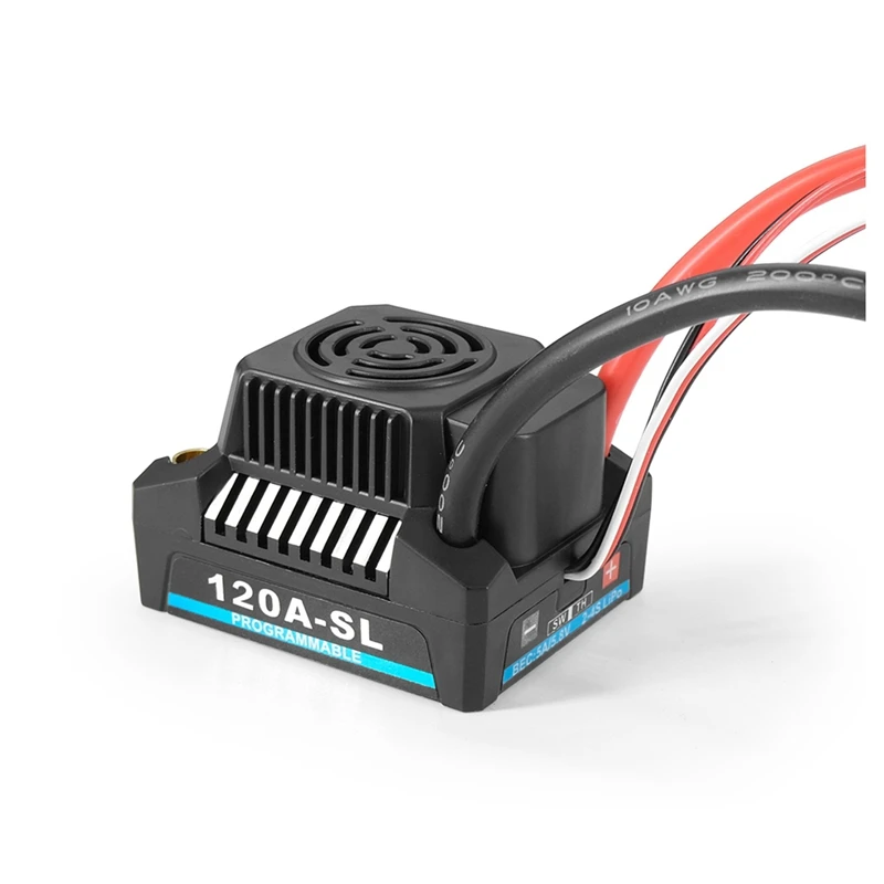 Бесщеточный ESC Замена 2-4S с 5,8 V-6,1 V/3A BEC для 1/8 1/10 1/12 RC модели автомобиля грузовика Багги лодки, 120A
Бесщеточный ESC Замена 2-4S с 5,8 V-6,1 V/3A BEC для 1/8 1/10 1/12 RC модели автомобиля грузовика Багги лодки, 120A
