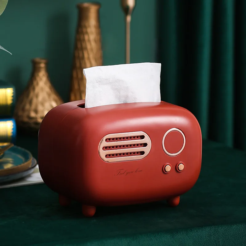 Desktop Retro Radio Paper Dispenser Holder Storage Napkin Case Vintage Dispenser Organizer Ornament Tissue Box
Desktop Retro Radio Paper Dispenser Holder Storage Napkin Case Vintage Dispenser Organizer Ornament Tissue Box