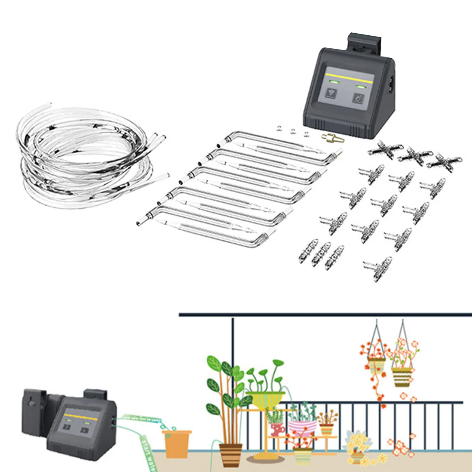 1 Set Flower Watering Cstraight Barb Connector Manual Micro Emitter Pipe End Cap T-shaped Barb Connector Durable
1 Set Flower Watering Cstraight Barb Connector Manual Micro Emitter Pipe End Cap T-shaped Barb Connector Durable
