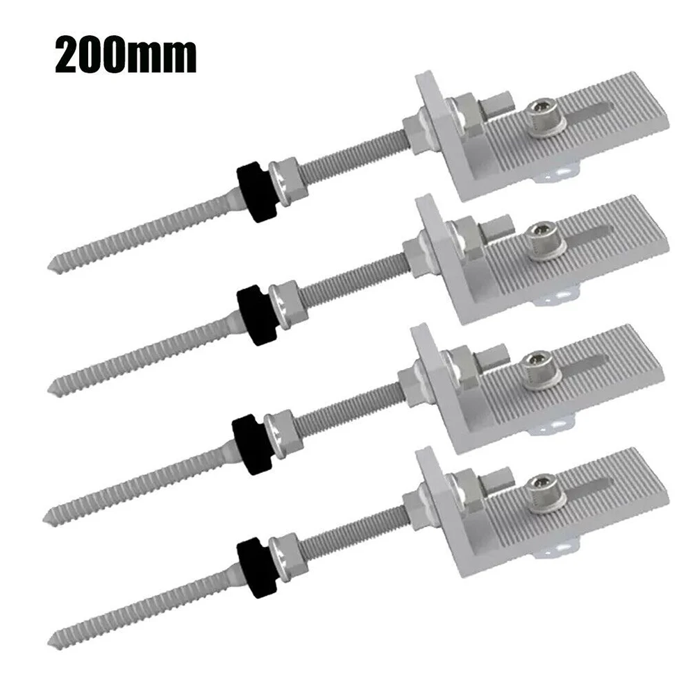 4Pcs 200/250mm Pole Screws With L Adapter Plate Solar PV Trapezoidal Sheet Metal Roof Fixture Solar Panel Racking Mounts
4Pcs 200/250mm Pole Screws With L Adapter Plate Solar PV Trapezoidal Sheet Metal Roof Fixture Solar Panel Racking Mounts